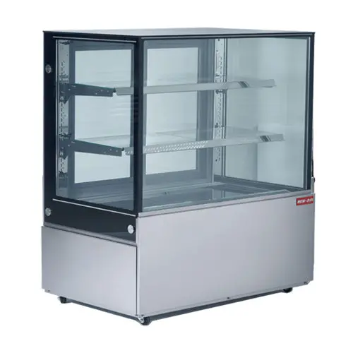New Air 48-Inch Square-Glass Floor-Standing Refrigerated Display Case – Ndc-48-Sg 1