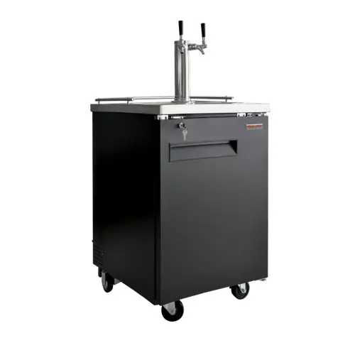 New Air Nbd-23-Sb 24-Inch Single-Door Beer Dispenser Refrigerator With Single Tap Tower 1