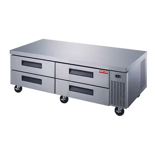 New Air Ncb-072-Ss 72-Inch 4-Drawer Refrigerated Chef Base Station 1