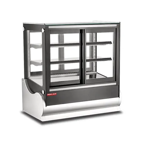 New Air Ncdc-36-Sv 36-Inch Square-Glass Countertop Display Refrigerator 1