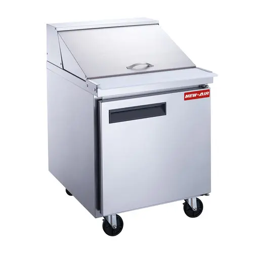 New Air Npt-029-Msa 29-Inch Single-Door Mega Top Prep Refrigerator 1