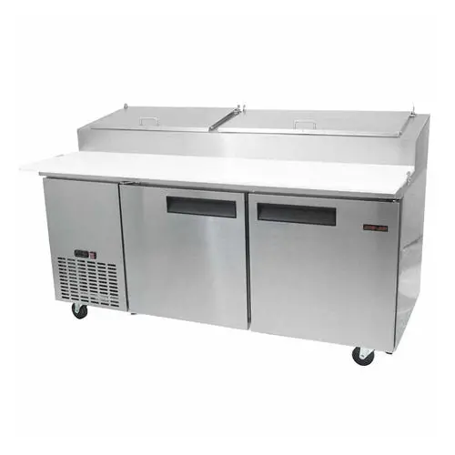 New Air Npt-070-Pi 70-Inch Two-Door Pizza Prep Refrigerator 1