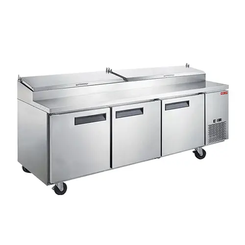 New Air Npt-092-Pi 92-Inch Three-Door Pizza Prep Refrigerator 1