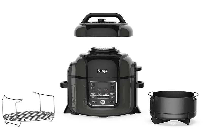 Ninja Foodi Op302 6.5-Quart Multi-Cooker: Pressure Cooker, Air Fryer, And More – Black/Gray 1