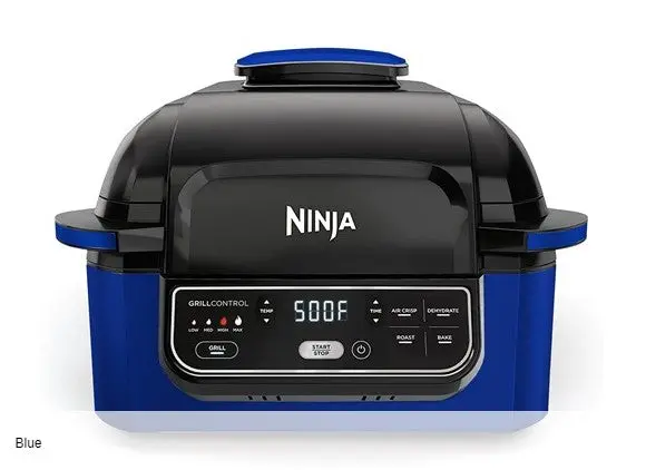 Ninja Ig302Qbl Indoor Grill – 5-In-1 Air Fry, Roast, Bake, Reheat, And Dehydrate 1