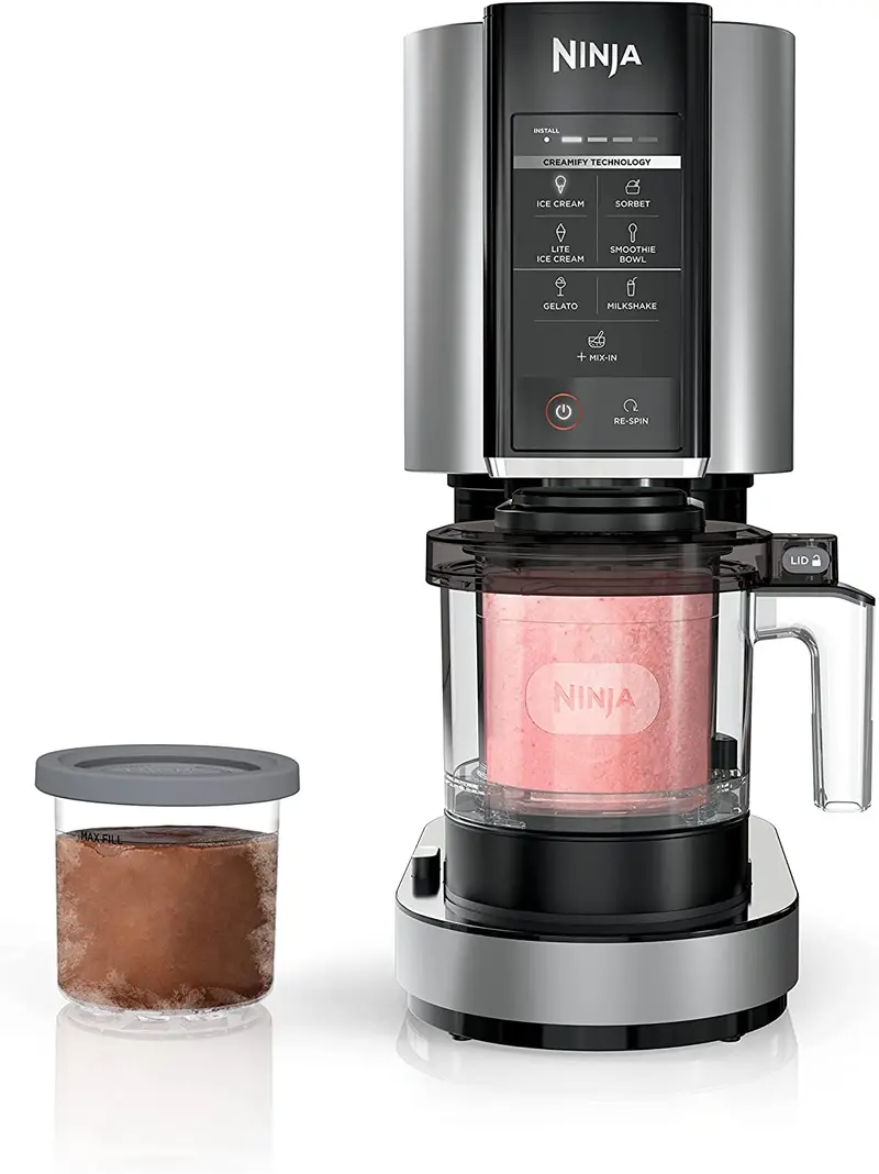 Ninja Nc301 Creami Ice Cream Maker – 7 One-Touch Programs For Gelato, Sorbet, Milkshakes & More, Includes Two Pint Containers 1