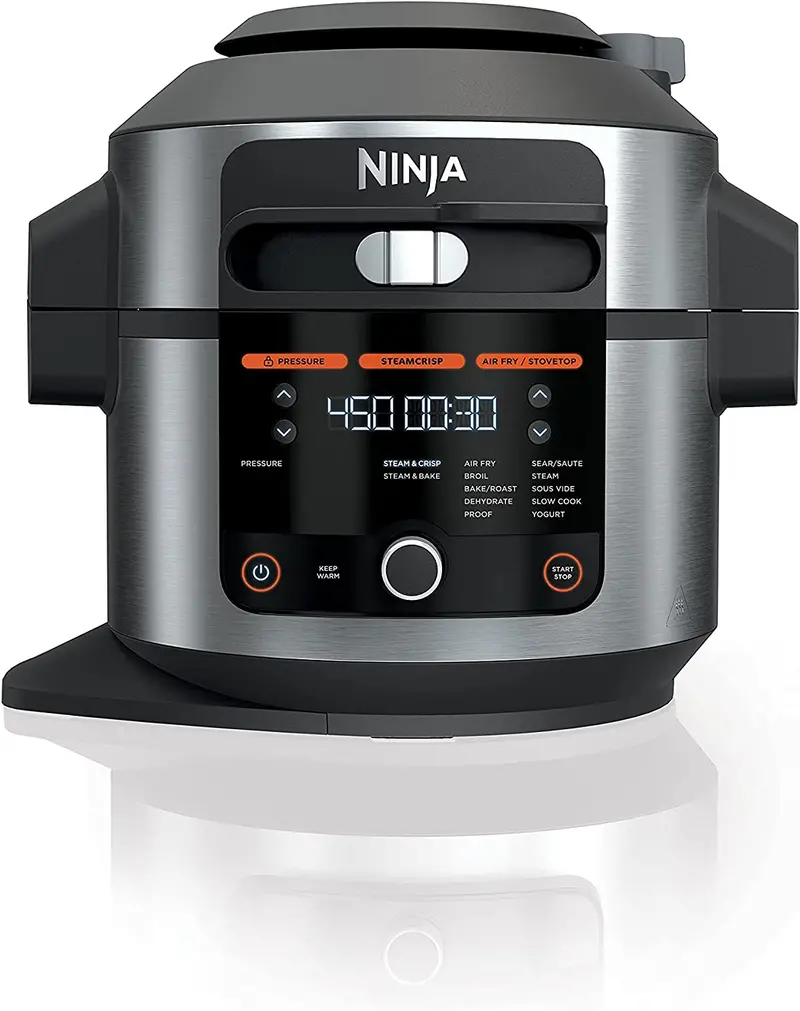 Ninja Ol501 Foodi 6.5-Quart 14-In-1 Smart Pressure Cooker & Air Fryer With Steam Fry, Proofing, And Dual-Layer Crisp Plate 1
