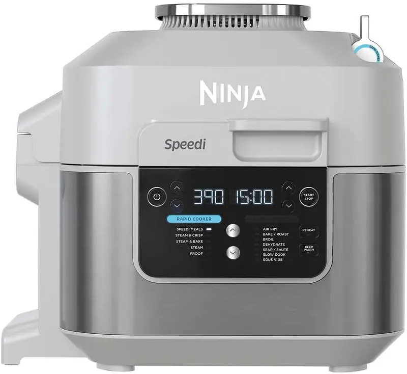 Ninja Speedi 6-Quart 12-In-1 Rapid Cooker & Air Fryer – Multi-Function Countertop Cooking Appliance (Light Gray) 1