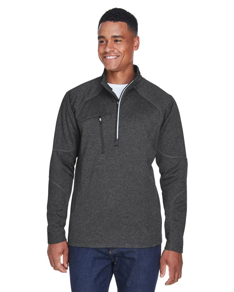 North End 88175 Adult Catalyst Fleece Quarter-Zip Pullover