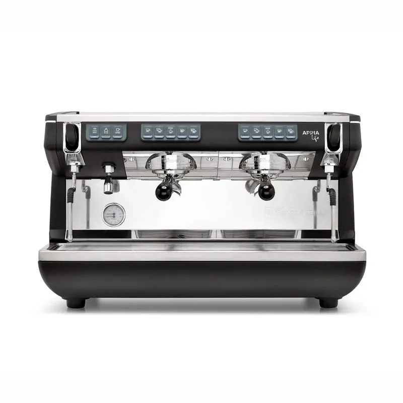 Nuova Simonelli Appia Life – 2-Group Volumetric Timer Model (Matte Black) 1
