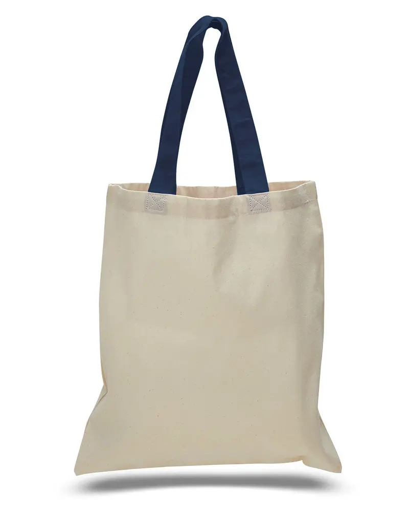 Oad Oad105 Contrasting-Handle Canvas Tote Bag 5