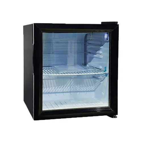 Omcan 17" Countertop Display Refrigerator – 52L Capacity, Black 1