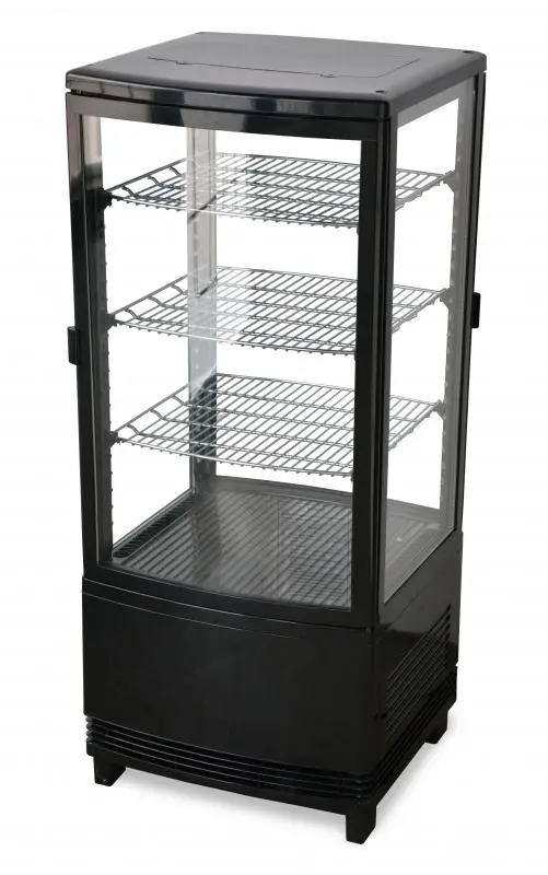 Omcan 17" Pass-Through Refrigerated Display Case – Dual-Glass Doors, 78L 1