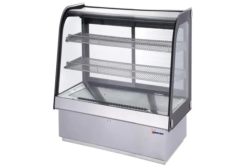 Omcan 28" Drop-In Refrigerated Showcase – 88L (3.11 Cu.Ft.) 1