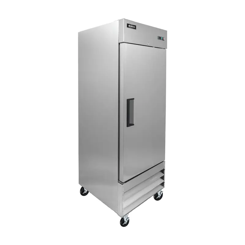 Omcan 29-Inch Single-Door Reach-In Refrigerator – 23 Cu. Ft., Stainless Steel 1