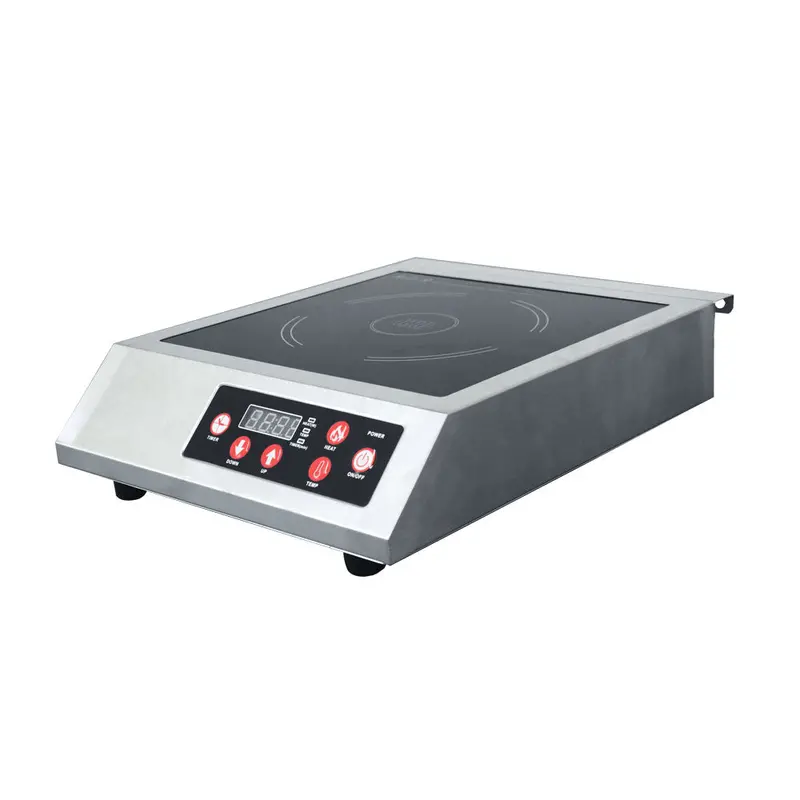 Omcan 3.5 Kw Stainless Steel Commercial Induction Cooker – Countertop Design 1