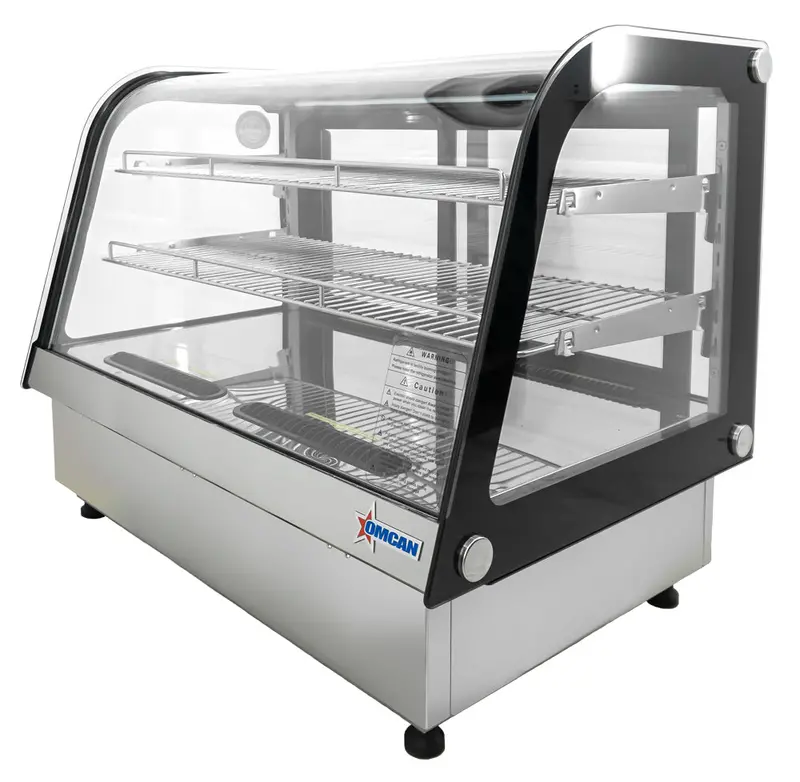 Omcan 35-Inch Drop-In Refrigerated Showcase – 112L (3.95 Cu Ft) 1
