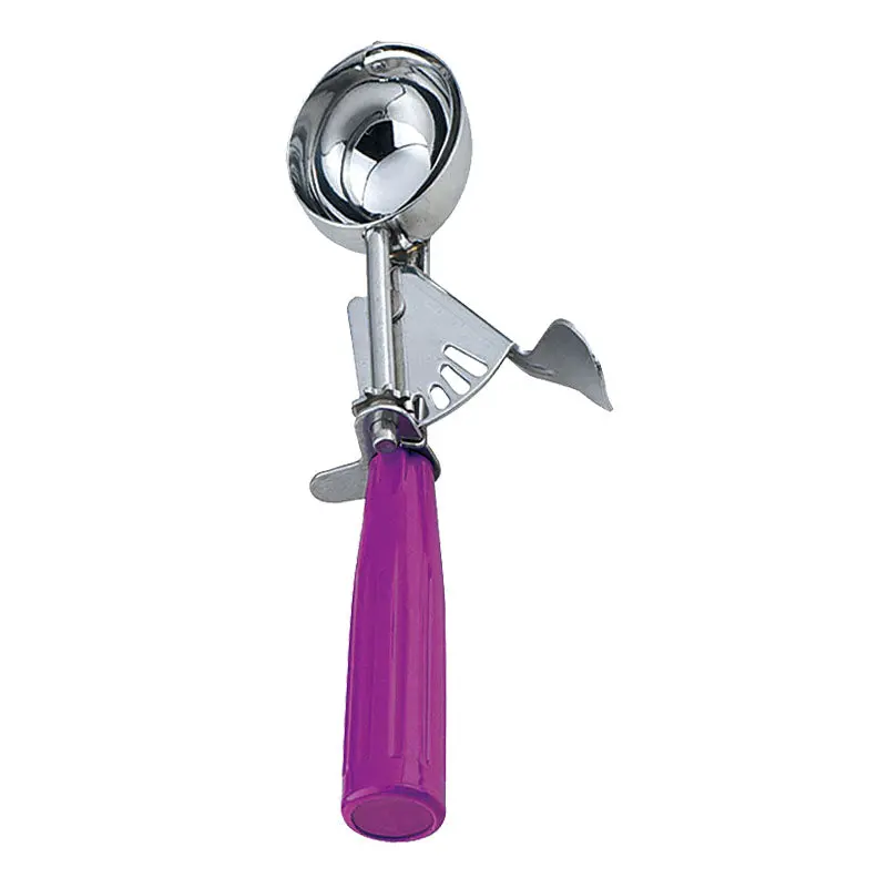 Omcan #40 Ice Cream Disher – 7/8 Oz Scoop With Purple Plastic Handle 1