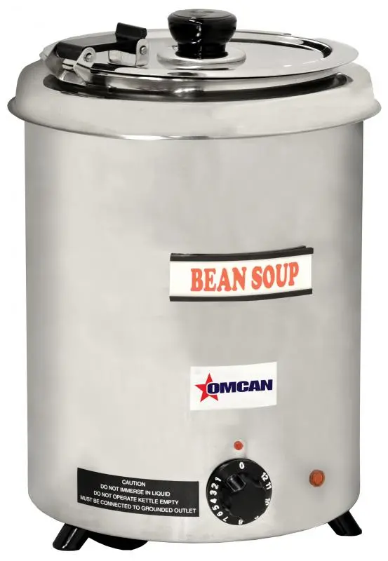Omcan 6-Quart Stainless Steel Soup Kettle – Heavy-Bottomed Design (Model 41079) 1