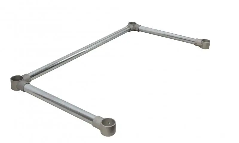 Omcan Adjustable Leg Brace – Compatible With 24 X 24-Inch Double Sink Stations 1