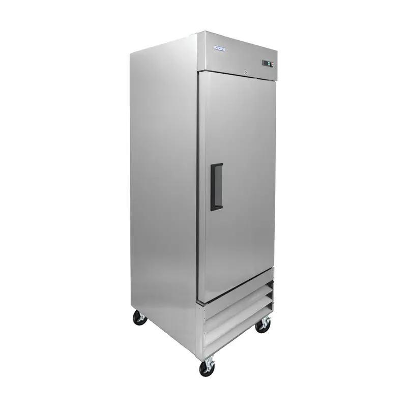 Omcan Aurora 29-Inch Single-Door Reach-In Freezer – 21 Cu. Ft., Stainless Steel 1