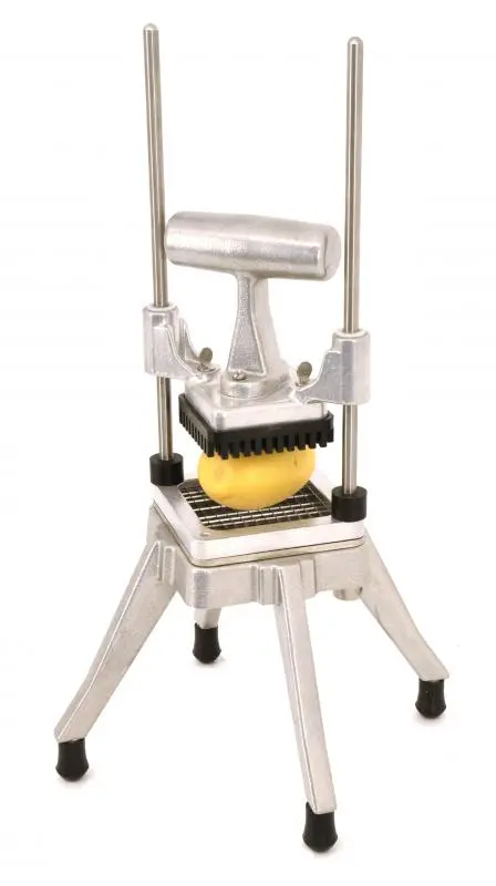 Omcan Countertop Vertical Potato Cutter – 8" With 0.375" Blade 1