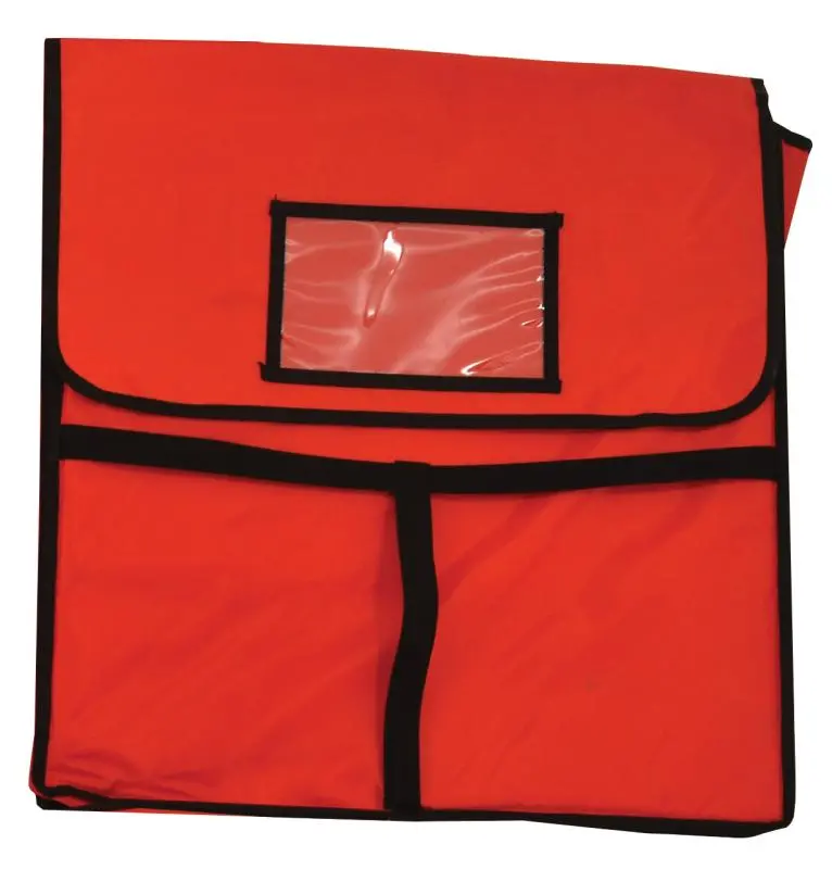 Omcan Double-Compartment 20-Inch Pizza Delivery Bag – Fits Two 18-Inch Boxes 1
