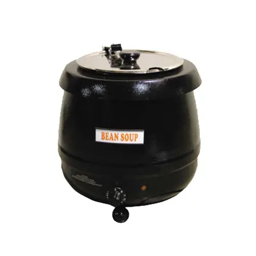 Omcan Fw-Cn-0010 10-Liter Soup Kettle With Heavy-Duty Metal Lid And Heat-Resistant Handle 1