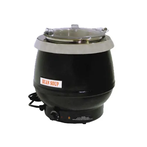 Omcan Fw-Cn-0010-P 10-Liter Soup Kettle With Durable Plastic Lid For Easy Handling 1