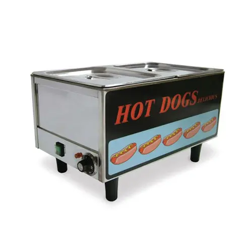 Omcan Fw-Tw-3050 Dual-Function Hot Dog Steamer And Bun Warming Station 1