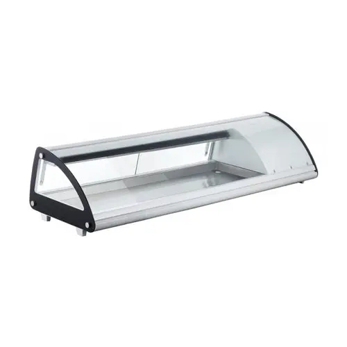 Omcan Rs-Cn-0063-Sc 52-Inch Refrigerated Sushi Showcase With Curved Glass – Right-Side Compressor 1