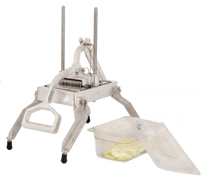 Omcan Vertical Countertop Slicer – 1/4" Adjustable Fruit & Veggie Cutter 1