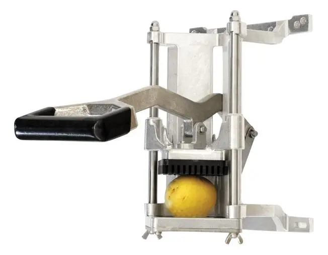Omcan Wall-Mounted Vertical Potato Fry Cutter – 8" With 0.375" Blade 1