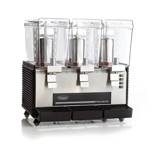Omega Osd30 Cold Beverage Dispenser – Triple 3-Gallon Bowl 1