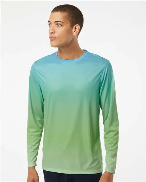 Paragon Barbados Pin Dot Long Sleeve T-Shirt – Men'S Breathable Performance Top 1