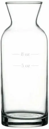 Pasabahce Village Graduated Carafe – Triple-Measure (5Oz & 8Oz) Markings 1
