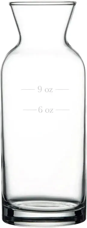 Pasabahce Village Lined Carafe – Dual-Measure (6Oz & 9Oz) Graduated Design 1
