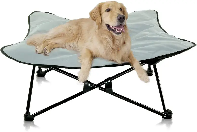 Portable Elevated Dog Bed – Foldable Pet Cot For Indoor And Outdoor Use 1