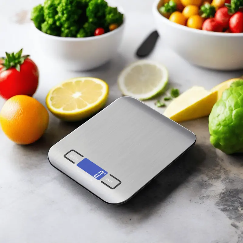 Precision Led Kitchen Scale – 5 Kg Capacity, 1 G Accuracy, Stainless Steel Platform | Hygy07 1
