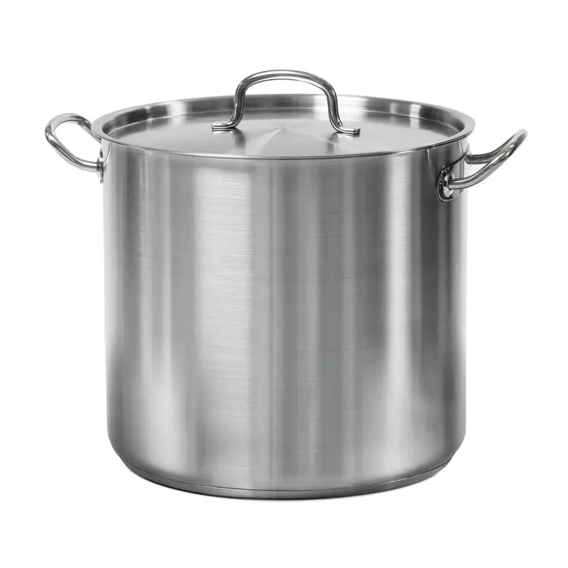 Pro Line Heavy-Duty Stainless Steel Stock Pot With Secure-Fit Lid 1