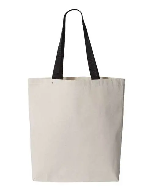 Q-Tees 11L Canvas Tote With Contrast Handles (Q4400) 1