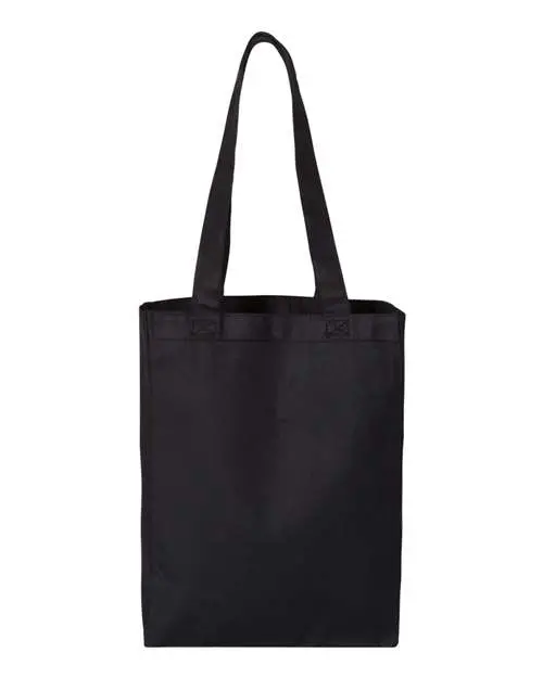 Q-Tees Q1000 Gusseted 12-Liter Reusable Shopping Bag 1