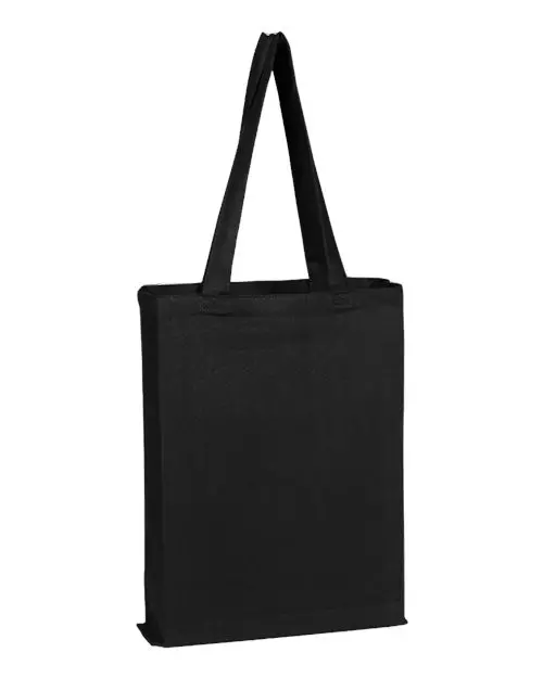 Q-Tees Q800Gs Gusseted Canvas Promotional Tote Bag 1
