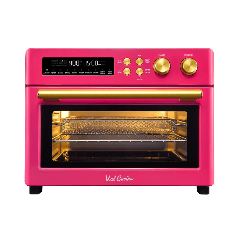 Refurbished Val Cucina 10-In-1 Air Fryer Toaster Oven – Hot Pink 1