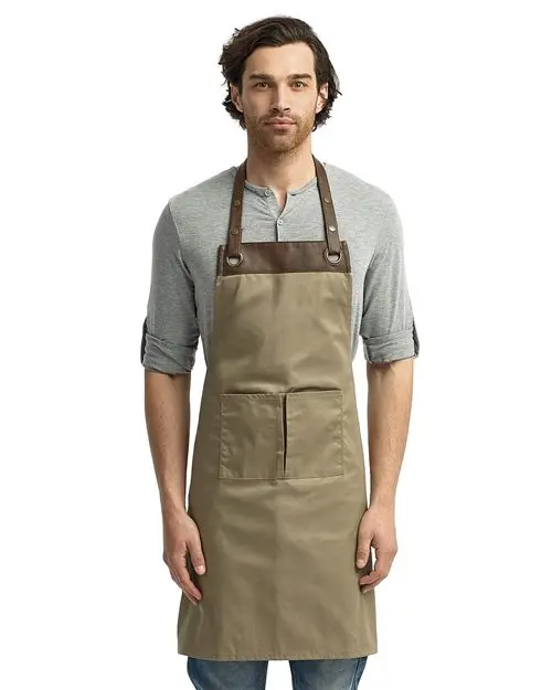 Reprime Rp123 Espresso Bib Apron – Artisan-Style Heavy-Duty Kitchen Or Workshop Apron 1