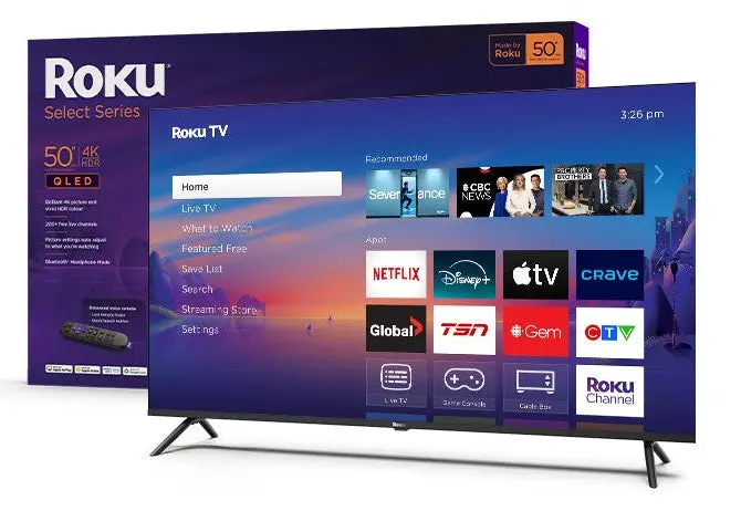 Roku 50-Inch Select Series 4K Qled Smart Tv – Model 50R5C6 1