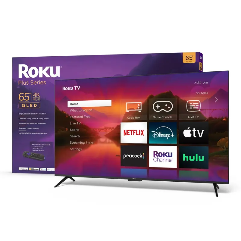Roku 65-Inch Plus Series Qled 4K Smart Tv (65R6A5R) 1