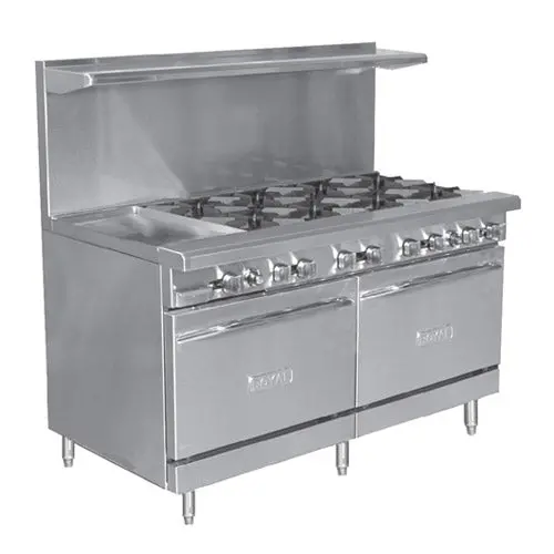 Royal Rr-G60 60-Inch Propane Range Featuring Integrated 60-Inch Griddle 1