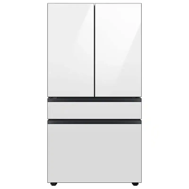 Samsung Bespoke Rf23Bb860012 – 23 Cu. Ft. Counter-Depth 4-Door French Door Refrigerator With Beverage Center – White Glass 1