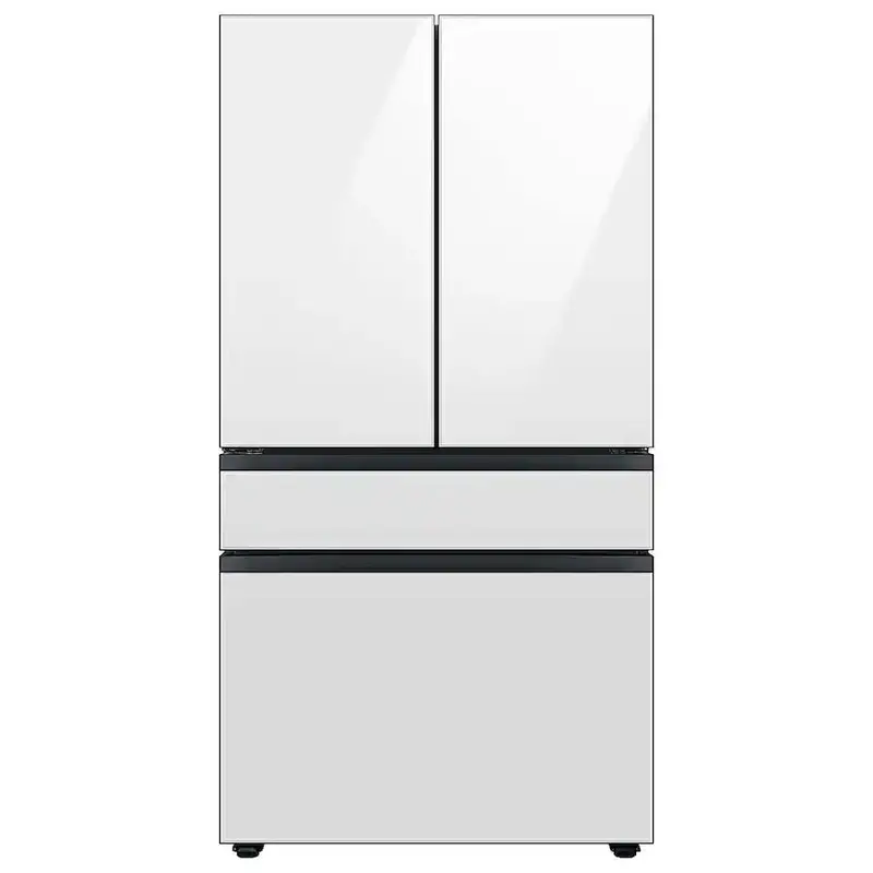 Samsung Bespoke Rf29Bb860012 – 29 Cu. Ft. 4-Door French Door Refrigerator With Beverage Center – White Glass 1